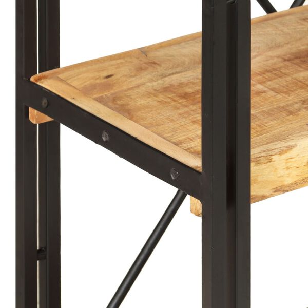 vidaXL Boekenkast met 3 schappen 60x30x80 cm massief mangohout