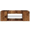 vidaXL Tv-meubel met LED 90x39x30 cm bewerkt hout oud hout