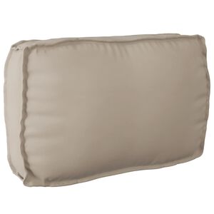 vidaXL Kussen Oxford Stof Taupe 70 x 40 x 12 cm