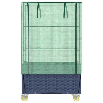 Arebos Houten verhoogd bed met opbergvak | voor tuin, balkon en terras | binnenkant voorzien van beschermvlies | 119 x 53 x 90 cm | plantenbak & bloembak | plantbed, koud frame Arebos Houten verhoogd bed met opbergvak | voor tuin, balkon en terras | binnenkant voorzien van beschermvlies | 119 x 53 x 90 cm | plantenbak & bloembak | plantbed, koud frame