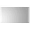 vidaXL LED Badkamer Spiegel Transparant 90 x 50 cm gehard glas