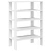 vidaXL Schoenenrek 61x32x87,5 cm bewerkt hout wit