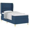 vidaXL Boxspringbed met hoofdeinde Blauw 200 x 100 cm Stof