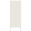vidaXL Hoge kast 35x39x103,5 cm staal wit