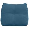vidaXL Rugkussen Blauw 60 x 24 x 50 cm Fluweel