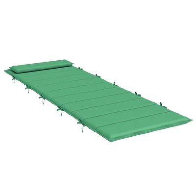 vidaXL Ligbedkussen 180x60x3 cm oxford stof groen