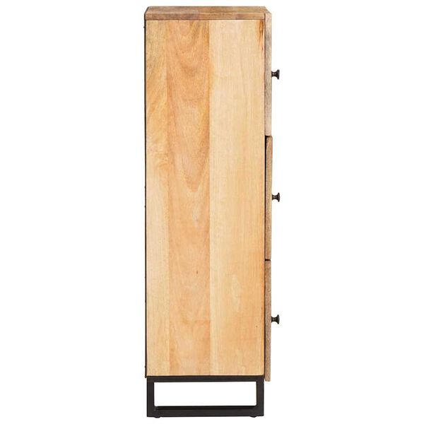 vidaXL Hoge kast met lade Bruin 40 x 33 x 110 cm Massief Mango Hout