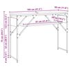 vidaXL Consoletafel Zwart Eiken 105x30x75cm Bewerkt hout