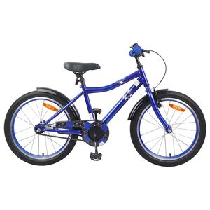 vidaXL Kinderfiets 20 Inch voor 6-11 jaar oud Donkerblauw