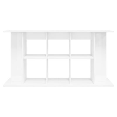 vidaXL Aquariumstandaard 120x40x60 cm bewerkt hout hoogglans wit