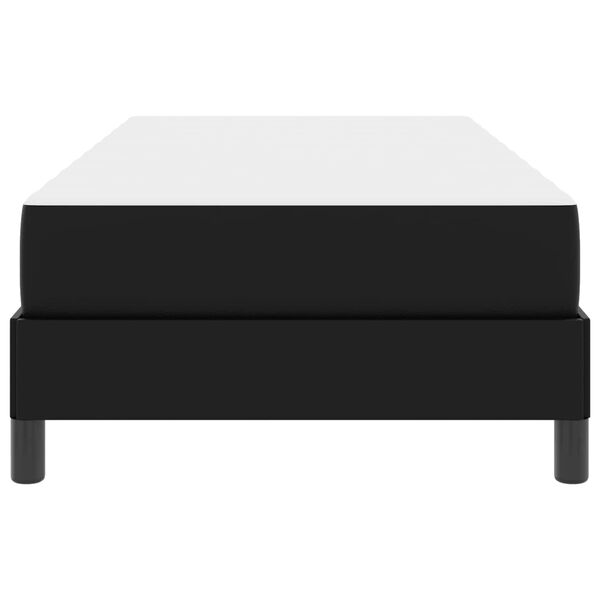 vidaXL Bedframe met matras Zwart 90 x 200 cm Stof