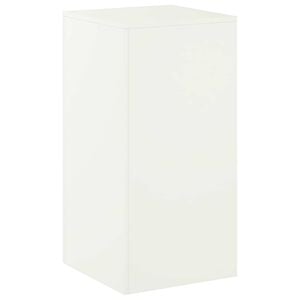 vidaXL Plantenstandaard Wit 40 x 40 x 80 cm Staal
