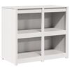 vidaXL Keukenkast MEPPEL Warmwit 106 x 55 x 92 cm Massief grenenhout