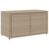 vidaXL Tuinkast 110x55x60,5 cm poly rattan beige