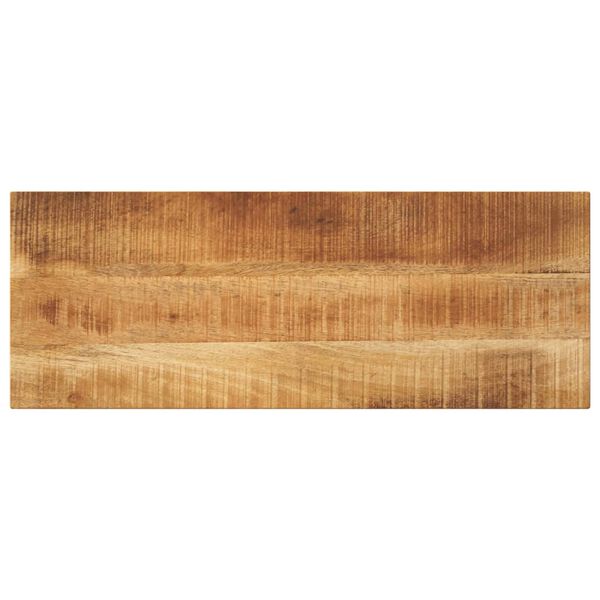 vidaXL Tafelblad rechthoekig 90x30x3,8 cm massief ruw mangohout