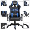 vidaXL Gamestoel kunstleer blauw