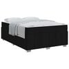 vidaXL Bedframe met matras Zwart 160 x 200 cm Stof