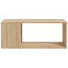 vidaXL Tv-meubel 80x24x32 cm bewerkt hout sonoma eikenkleurig