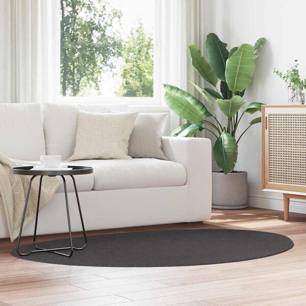 vidaXL Vloerkleden HUARTE Antraciet 120 x 170 cm Polyester