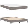 vidaXL Boxspringbed met matras Taupe 140 x 190 cm Stof