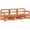 vidaXL Sectie Sofa Eenheden 3 Stuk Wasbruin Massief grenenhout