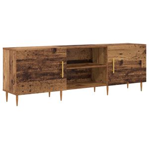 vidaXL TV-kast 150 x 30 x 50 cm Oud hout Bewerkt hout