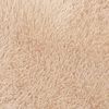 vidaXL Hoogpolig vloerkleed NAVARRA 160x160 cm polyester beige