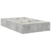 vidaXL Opbergbedframe met opslag Beton Grijs 120 x 190 cm Bewerkt hout