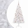 vidaXL Kunstkerstboom met kerstbal 210 cm 300 LED's Warmwit