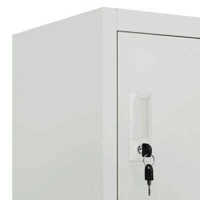 Industriële Lockerkast Bulky 3 Deuren - Zwart - Deukjeshoek