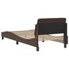 vidaXL Bedframe "Dover" kunstleer bruin 80x200 cm