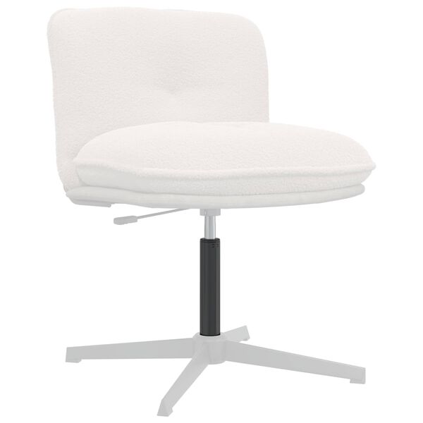 vidaXL Kantoorstoel gascilinder Zwart 18,5 cm IJzer