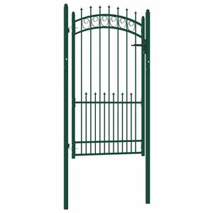 vidaXL Hekpoort EMMEN met stalen pinnen 104x134,5 cm groen