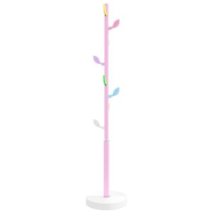 vidaXL Kapstok 172 cm gepoedercoat ijzer roze