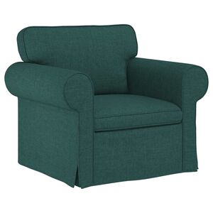 vidaXL Bank Donkergroen 95 x 82 x 80 cm Stof