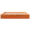 vidaXL Bedframe zonder matras massief grenenhout wasbruin 140x200 cm