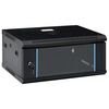vidaXL Netwerkkast voor aan de muur 4U 19" IP20 600x450x285 mm
