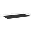 vidaXL Wandschappen 4 st 80x20x1,5 cm spaanplaat hoogglans zwart
