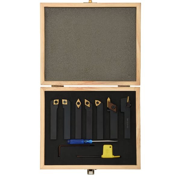 vidaXL 12-delige Draaigereedschapsset indexeerbaar 80 mm 12x12 mm
