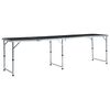 vidaXL Campingtafel inklapbaar 240x60 cm aluminium grijs