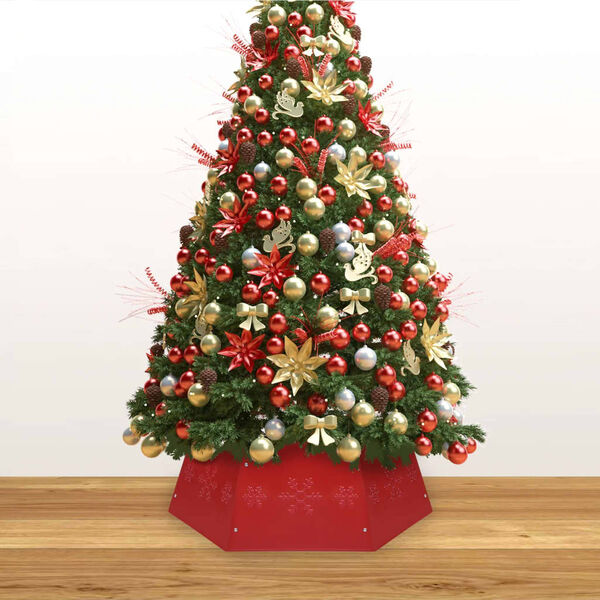 vidaXL Kerstboomrok &Oslash;68x25 cm rood