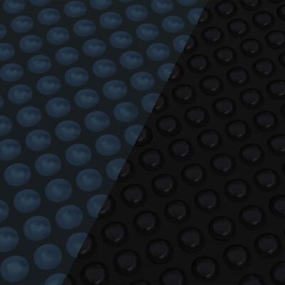 vidaXL Zwembadfolie solar drijvend 488 cm PE zwart en blauw
