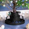 vidaXL Kerstboomstandaard 29x29x15,5 cm zwart