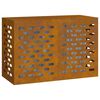 vidaXL Airconditioner hoes Roestig 90 x 40 x 60 cm Cortenstaal