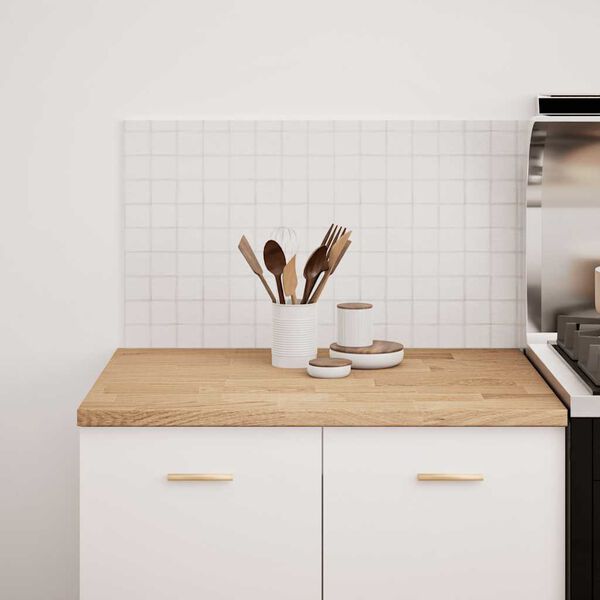 vidaXL Keuken werkblad rechthoekig 80x63,5x2,7 cm massief eikenhout