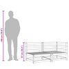 vidaXL Tuinbank 2-zits geïmpregneerd grenenhout