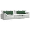 vidaXL Sofa Kussens 2 stuks Donkergroen 120 x 40 cm Cordstof