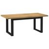 vidaXL Eettafel NOAIN U-vormige poten 160x90x75 cm massief hout