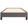 vidaXL Bedframe kunstleer grijs 90x190 cm
