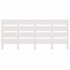 vidaXL Hoofdbord 160x3x80 cm massief grenenhout wit